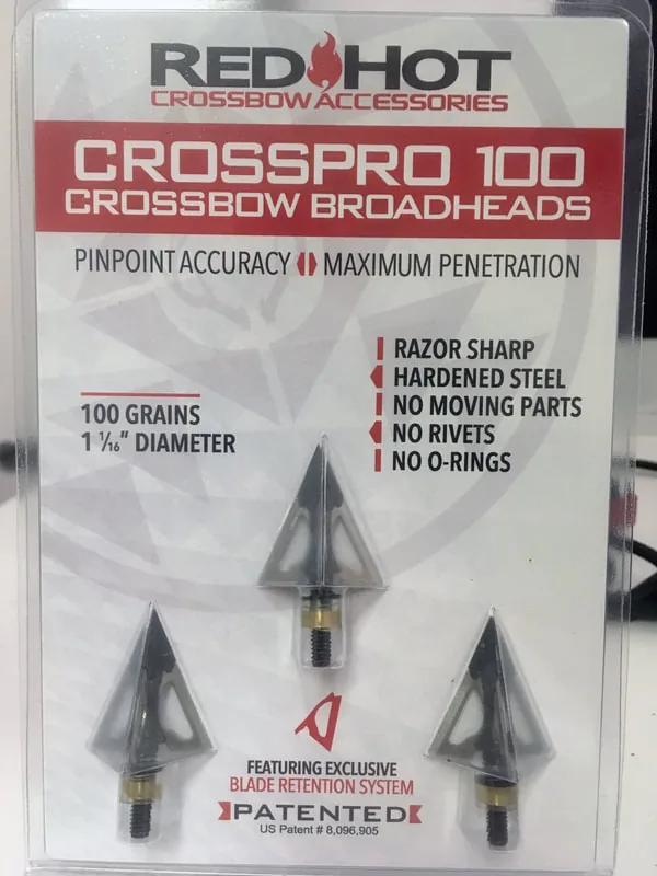 RED HOT broadhead clam pack